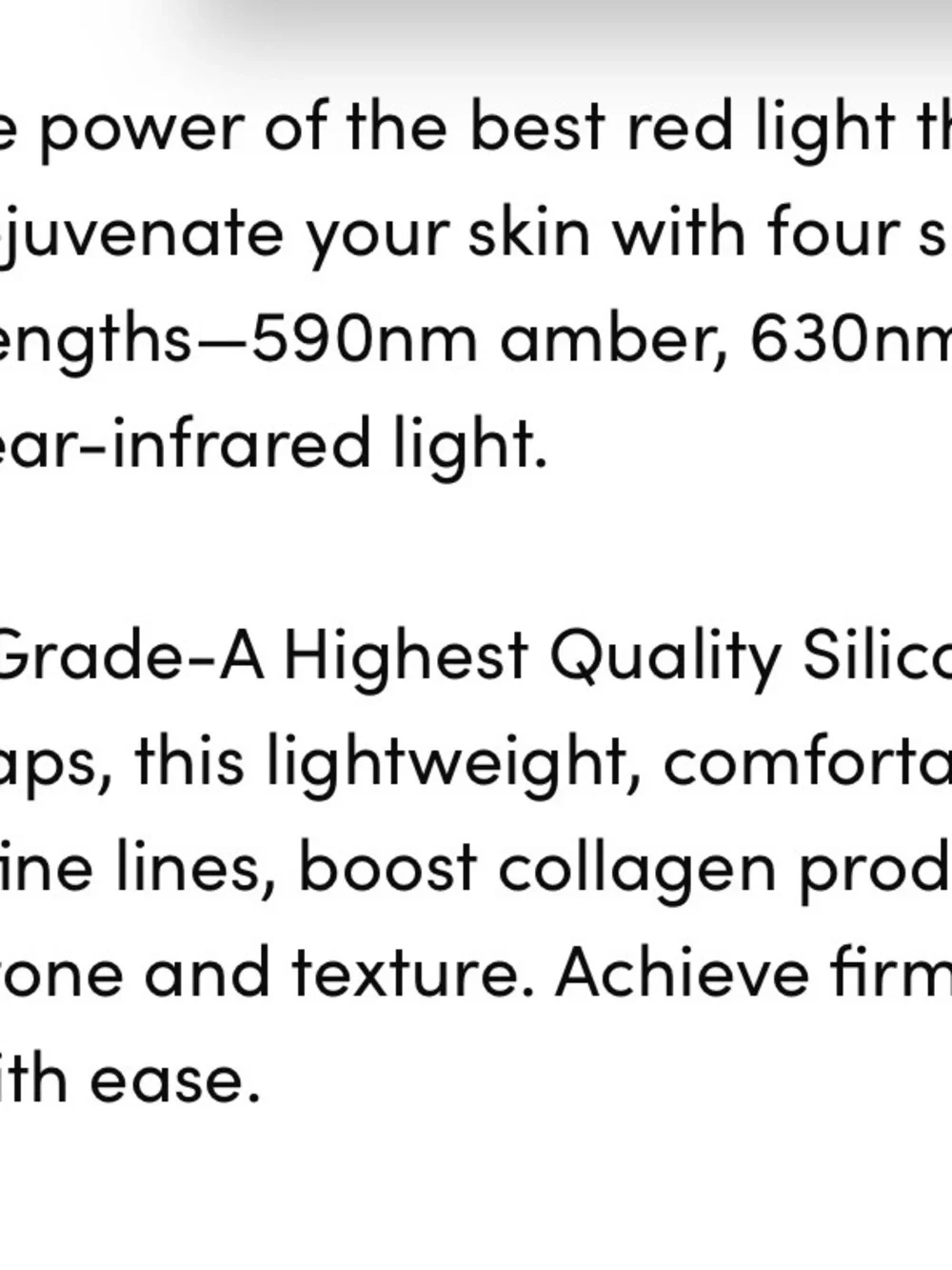Block Red Light Therapy Mask